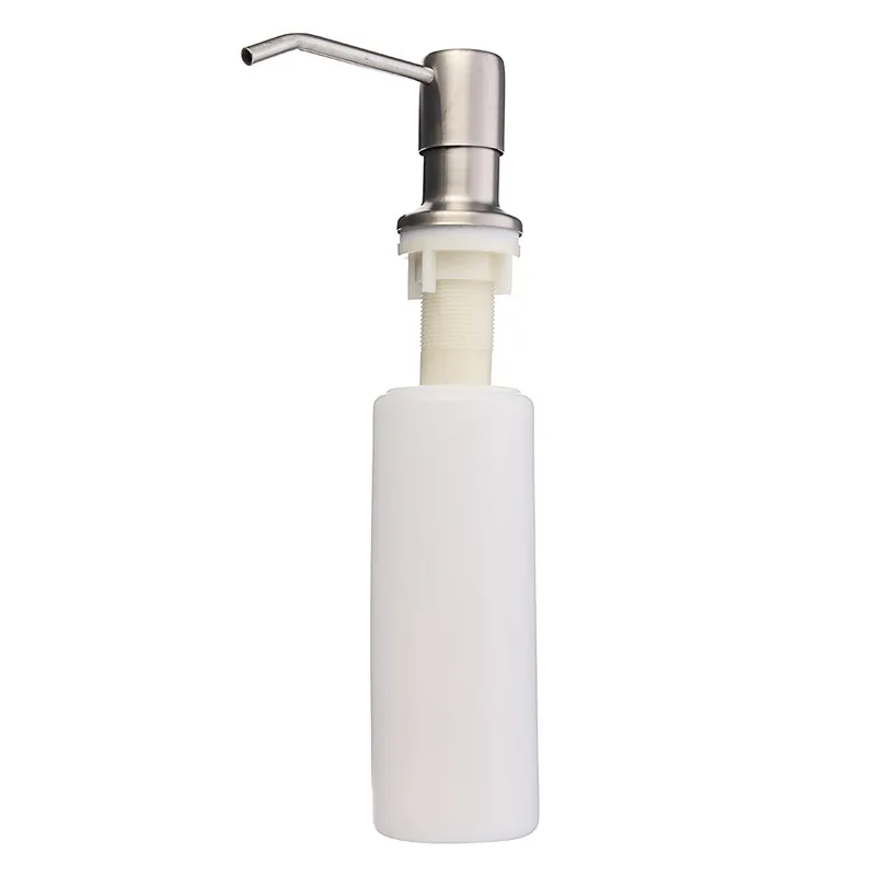 

Deck Mounted Nickel Brushed Kitchen Sink Liquid Soap Dispenser Bottle Dishwashing Pool Sink Soap Dispenser Bottle Wholesale