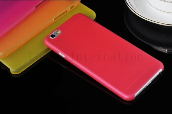 Wholesale 0.3MM Ultrathin Slim Colorful Clear Transparent Soft Matte Frosted Cover 4.7 inch Phone Case For iPhone 6 Case  04