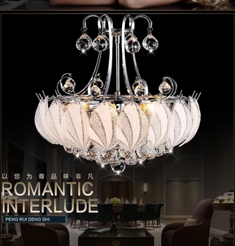 

2015 K9 crystal E14 LED 20w * 6 bedroom contemporary and contracted The sitting room lighting creative crystal