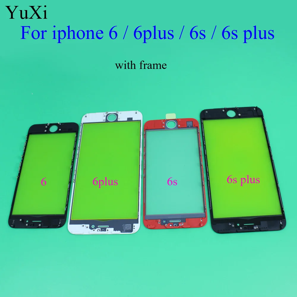 YuXi 5 дюймов стекло для iPhone 6s plus сенсорный экран ЖК передняя сенсорная панель