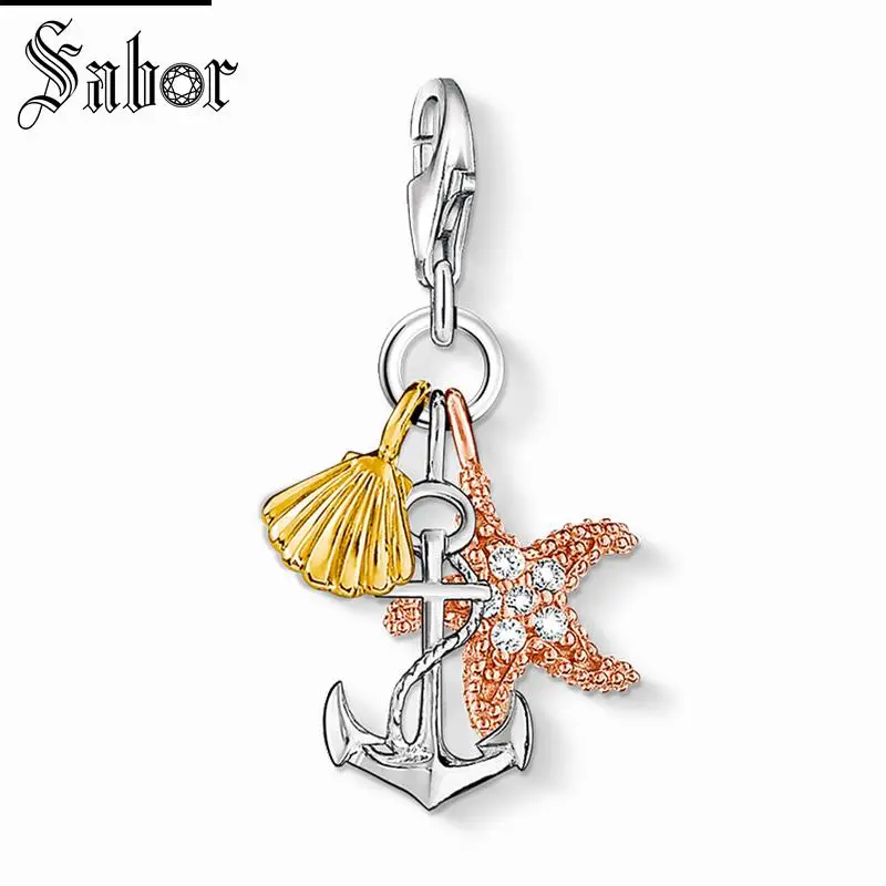 

thomas Maritime Nautical Charm,2019 Fashion Jewelry For Women Boy ,womens Gift 925 Sterling Silver Fit Bracelet charms