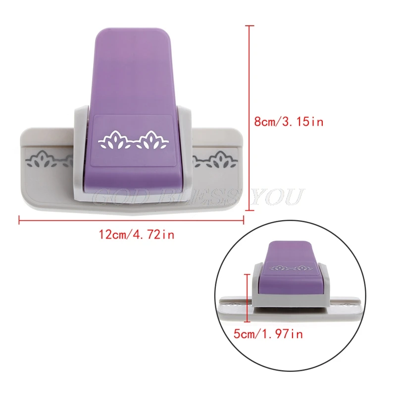 

Printing Paper Hand Shaper Tag Card Craft DIY Scrapbook Punch Cutter Tool YH303