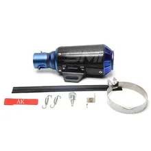 Modified Akrapovic Exhaust Pipe Scooter Muffler pipe with Akrapovic stick for Yamaha YZF R1 R6 YZFR6S FZ1S FAZER 1000 FZ6S FAZER