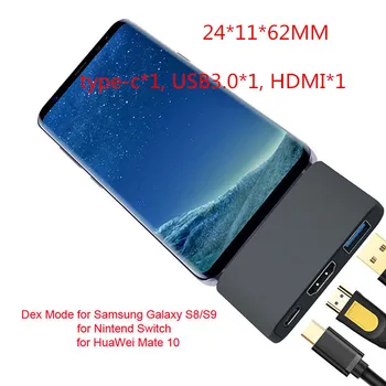 

USB3.1 Type C Hub To HDMI Support Dex Mode For Samsung S8/S9 Nintend Switch PD