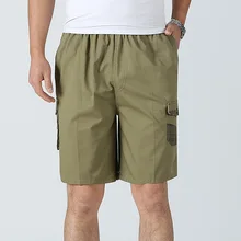 Новые повседневные свободные хлопковые бермуды Masculina хорошего качества с эластичным поясом шорты мужские