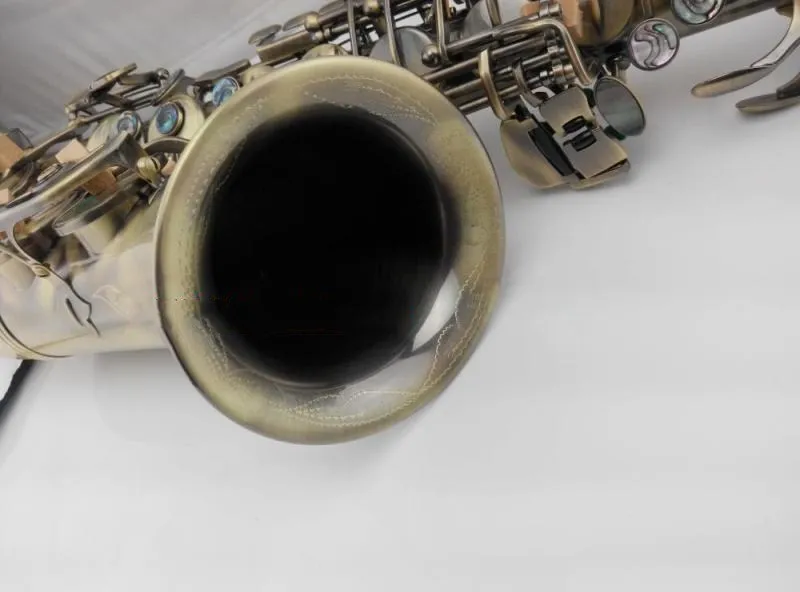 

Free DHL Alto saxophone SAS-802 E flat Music instrument with case. accessories Antique copper Sax professional grade playing sax