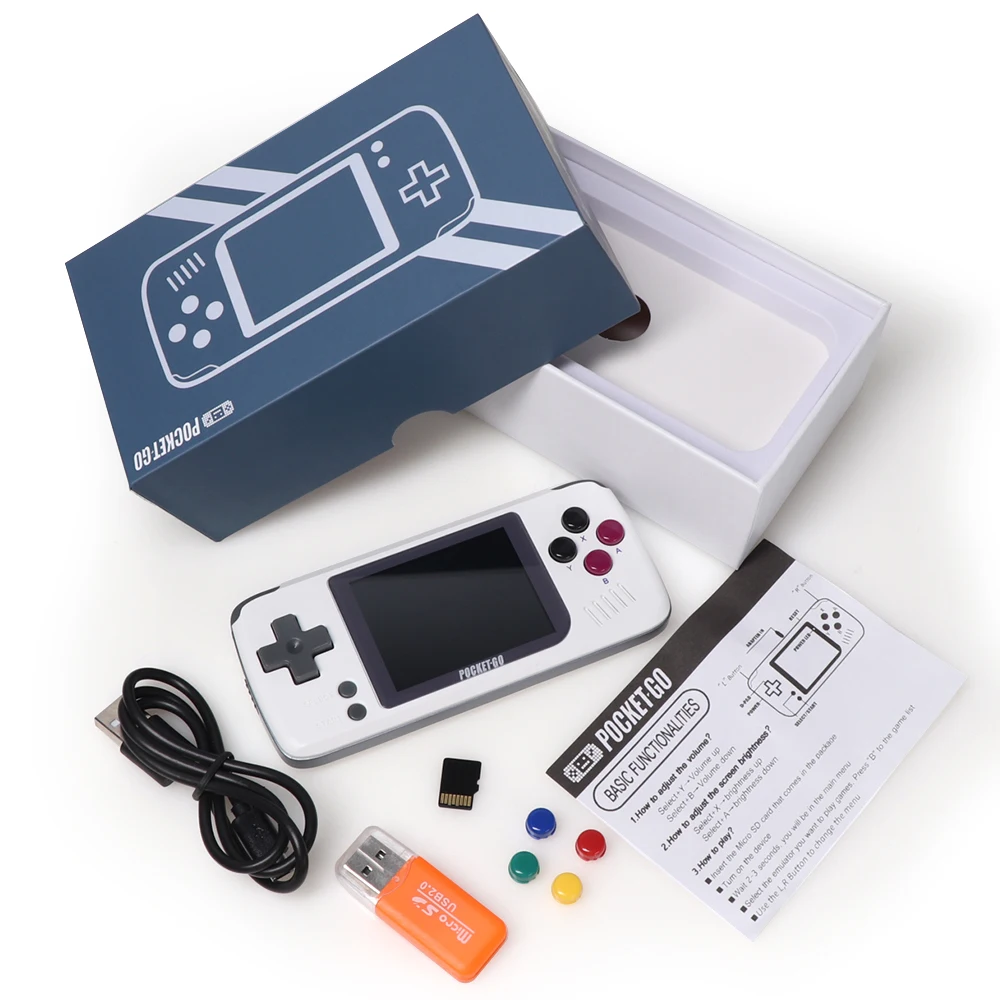  PocketGo V1.3 CFW consola de juegos Retro reproductores de juegos portátiles consola de videojuegos