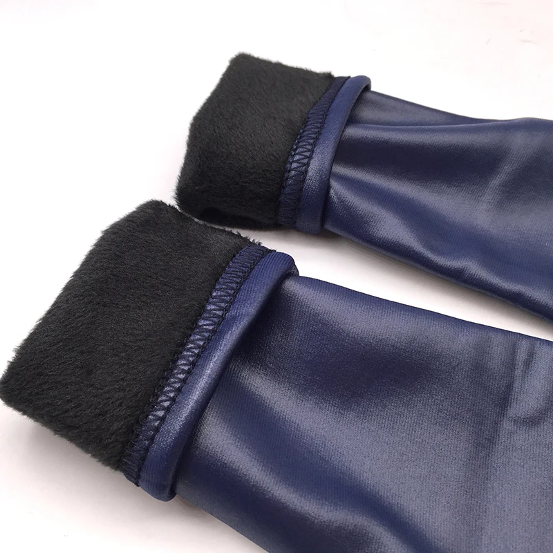 Зимние леггинсы для девочек г. Повседневные штаны из искусственной кожи детская одежда для девочек с эластичной резинкой на талии, плотная Вельветовая одежда для детей 4018M