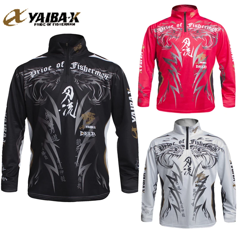 Новый бренд YAIBA X мужские рыболовные рубашки для мальчиков Сезон осень лето с