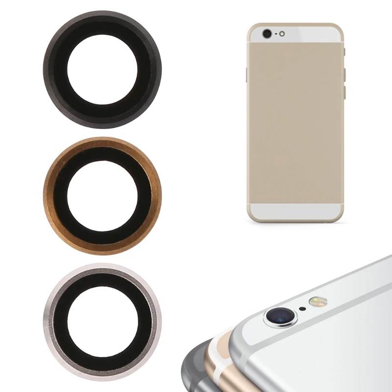 

Rear Camera Lens Glass Cover With Metal Frame Holder For iPhone 6 Plus 5.5 Inch