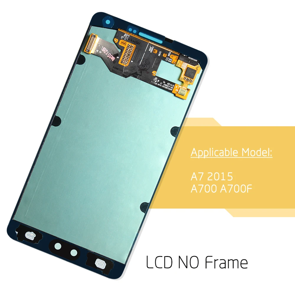 Оригинальный 5 ''Супер AMOLED экран для Samsung Galaxy A7 2015 A700 A700F A700H A700K A700S A700L A700FD ЖК