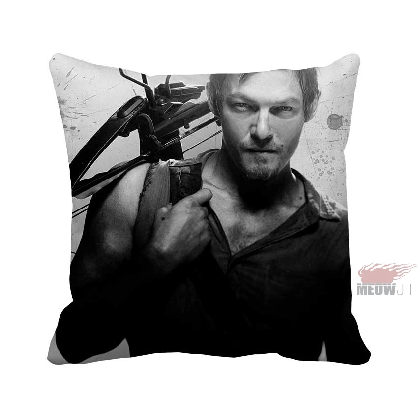 

The Walking Dead Daryl Dixon Multi Size Throw Pillow Case Free Shipping