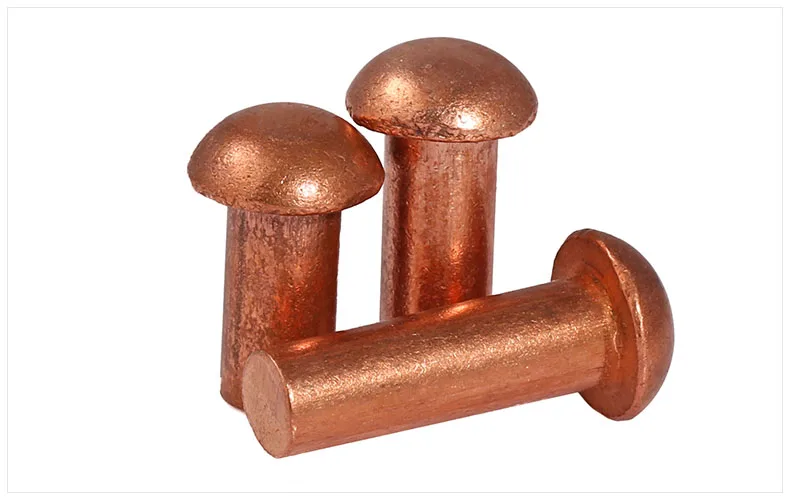 

GB867-86 half round head rivets solid rivets round caps percussion Copper rivets M2 M2.5 M3 M4 M5 M6 M8 rivets