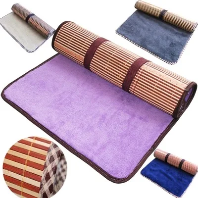

Summer dog double-sided bamboo mat bed pet mat Folding dual-use dog pad cool pad / kennel mat 90*60cm