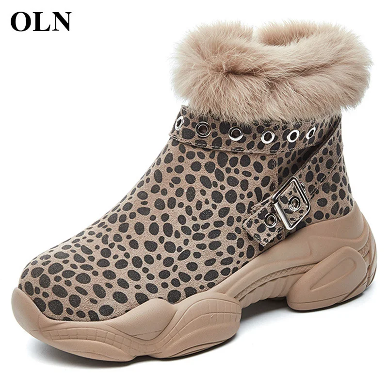 

OLN Woman Brand Winter Sports Run Outdoor Athletic Womens Sneakers Comfortably Sport Shoes For Women Keep warm Running Shoes