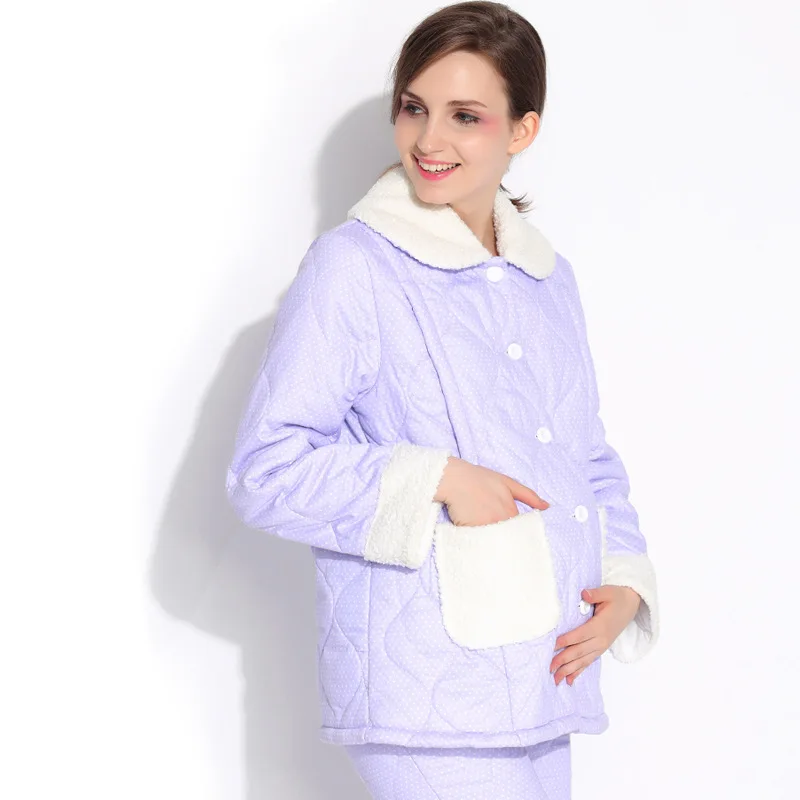 

2018 Autumn And Winter New Cotton Long-sleeved Padded Pajamas