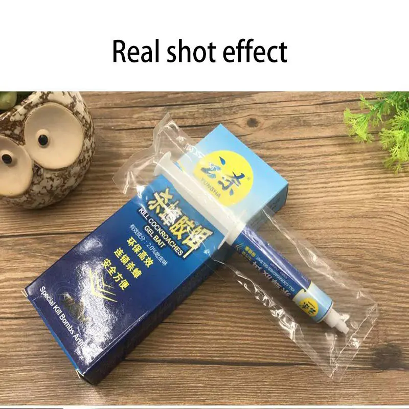 Strong attraction Cockroach Medicine Gel 10g Bait Trap Nontoxic Effects Insecticide Spraying  Friendly Cockroach Pest Control 