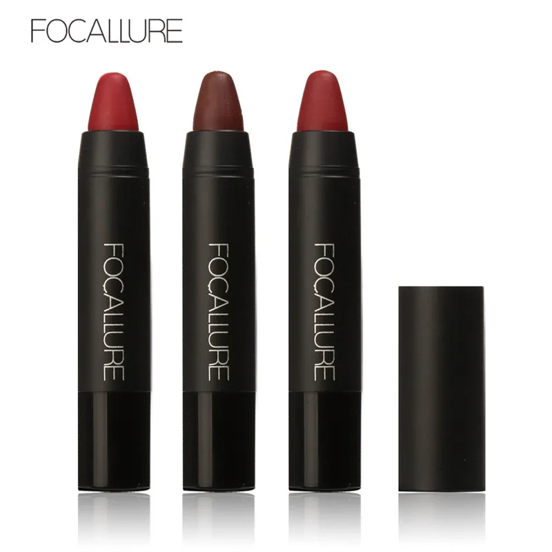 3pcs/set FOCALLURE Sexy red Lipstick waterproof long lasting lip pencil Pigment Velvet Matte Nude Lipstick lip tint kit FA22 3pcs/set FOCALLURE Sexy red Lipstick waterproof long lasting lip pencil Pigment Velvet Matte Nude Lipstick lip tint kit FA22