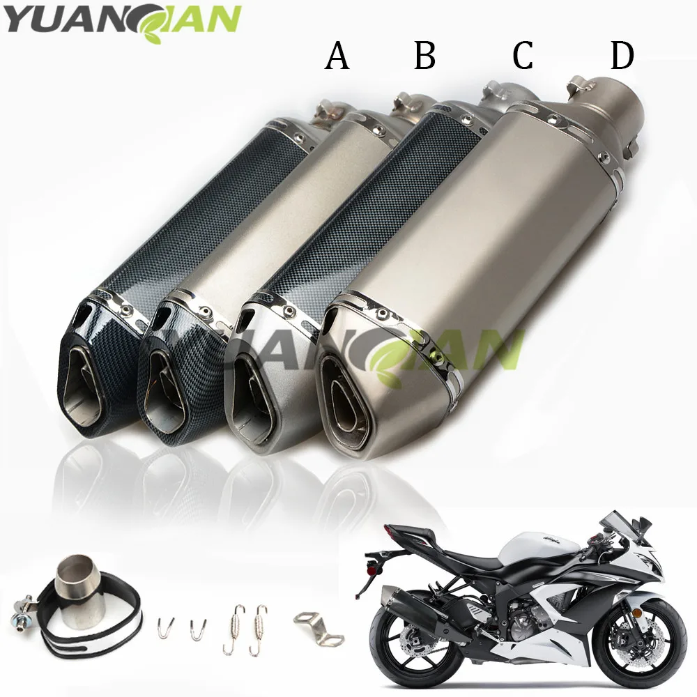 36-51mm Motorcycle Modified Exhaust pipe Muffler Exhaust scooter For Yamaha FZ1 FAZER FZ6R FZ8 XJ6 FZ6 MT-07 09 FZ-09 mt 09 10 36-51mm Motorcycle Modified Exhaust pipe Muffler Exhaust scooter For Yamaha FZ1 FAZER FZ6R FZ8 XJ6 FZ6 MT-07 09 FZ-09 mt 09 10