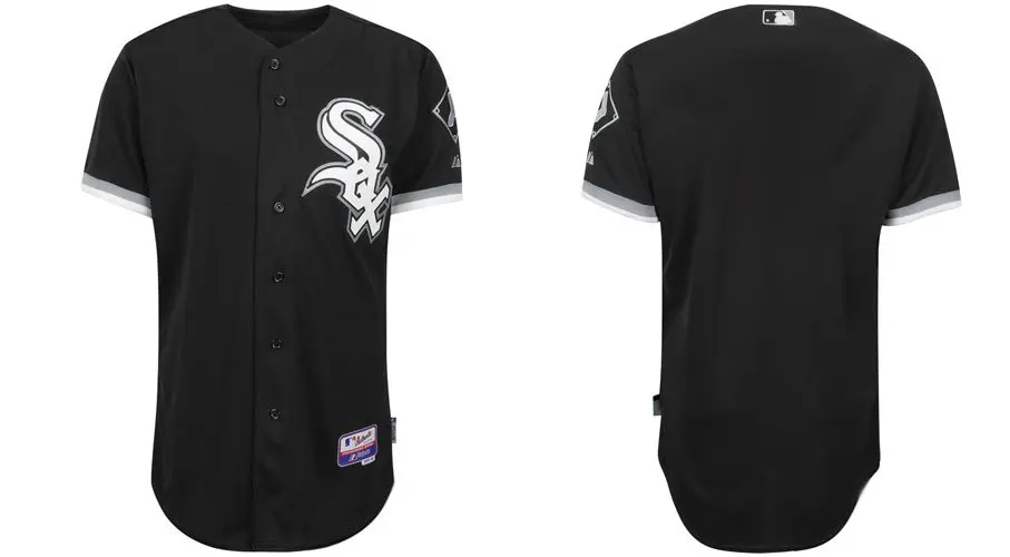 blank white sox jersey