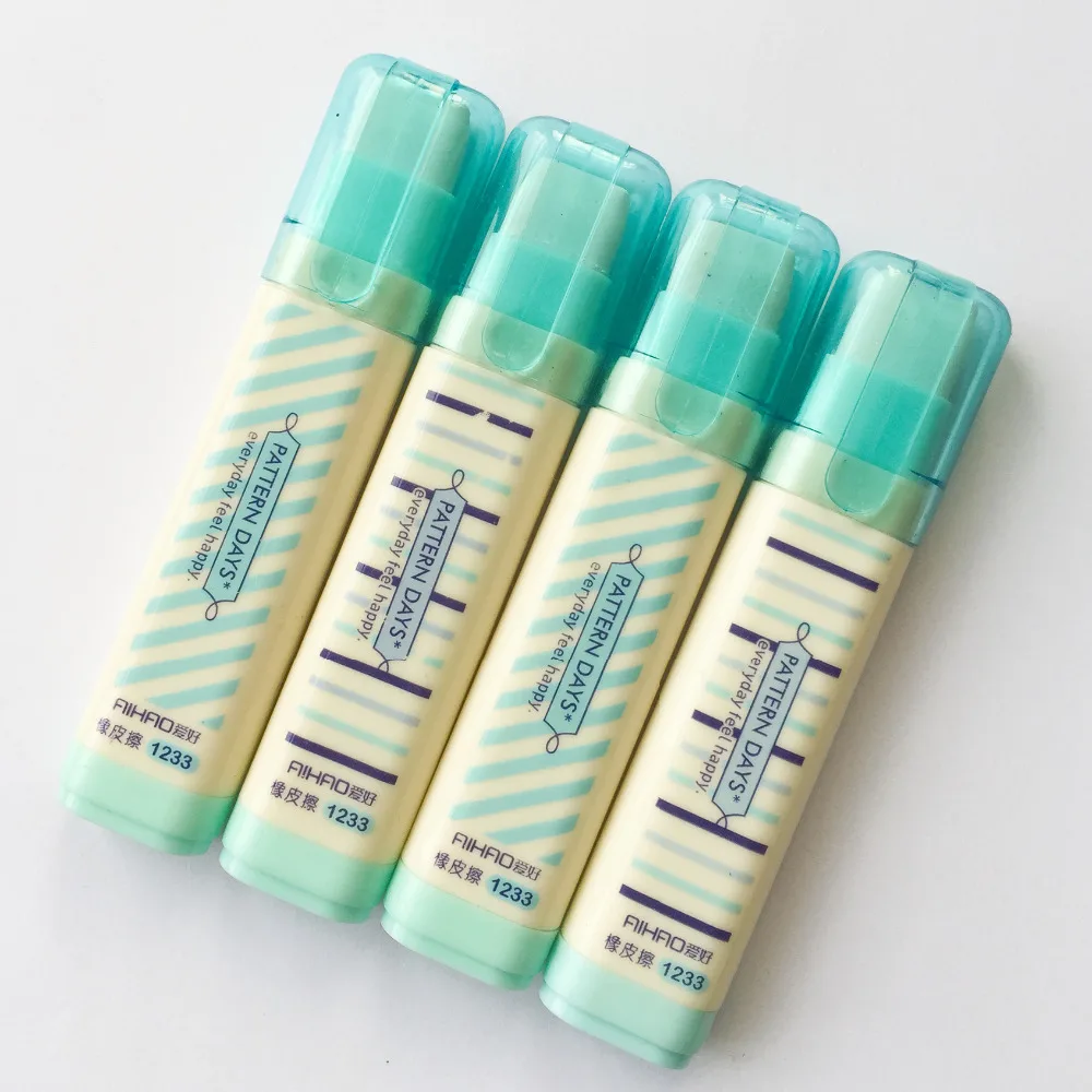 

Creative 3 Levels Blue Style Replace Rubber Eraser Writing Drawing Correction School Office Supply Student Stationery
