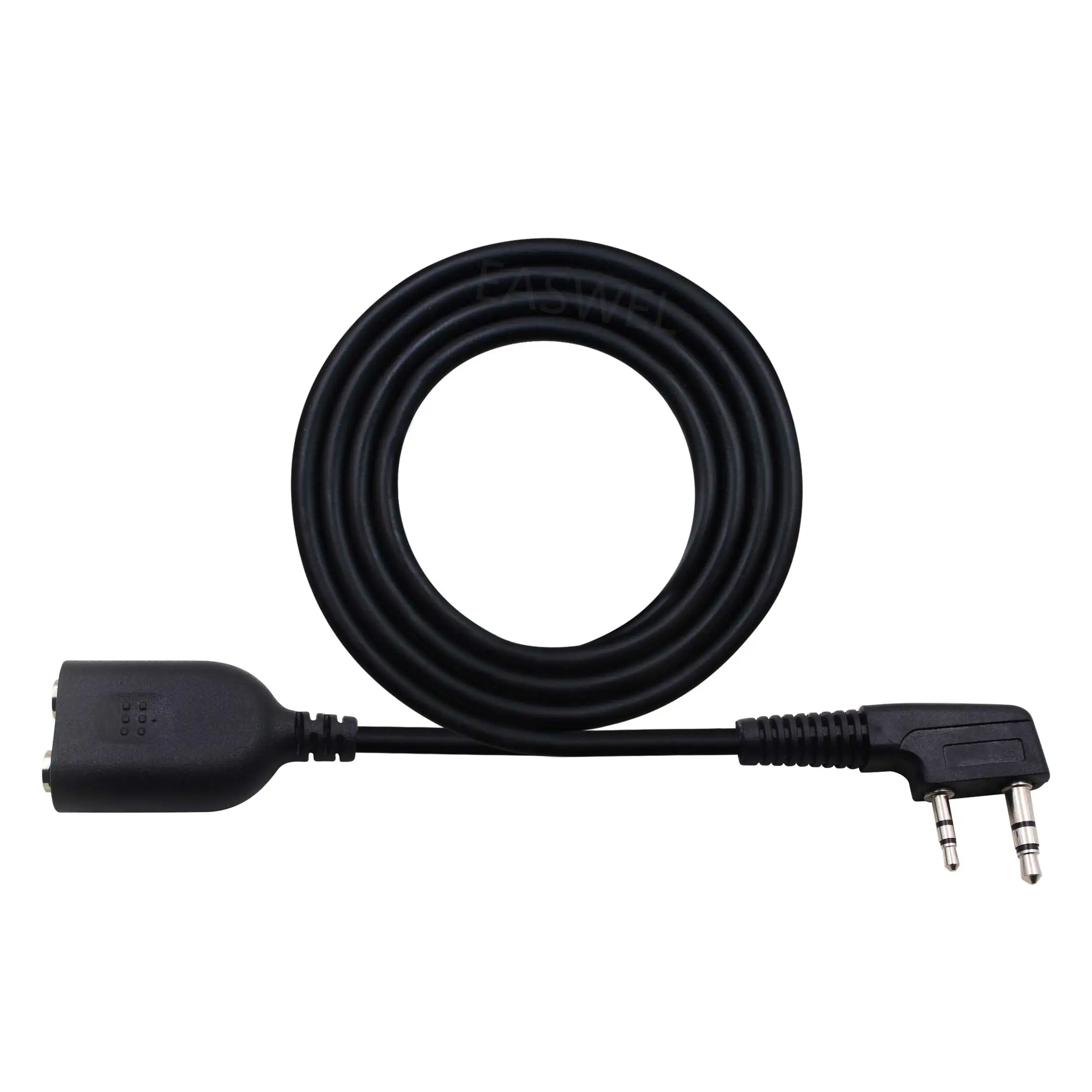 2 Pin продлить провод удлинительного кабеля для WOUXUN кг-819 кг-816 KG-UVD1P KG-UV6D для BAOFENG UV5R UV5RA UV5RB UV5RC UV5RE