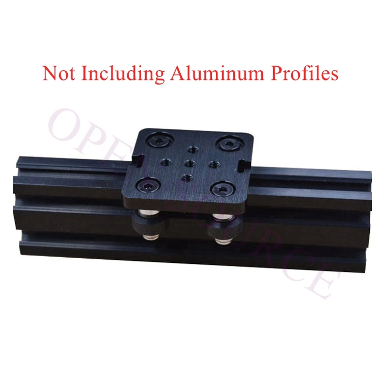 

1sets T6x50x50mm Openbuilds Mini V Gantry Set V Gantry plate for 3D Printer V-slot Mini V Linear Actuator System