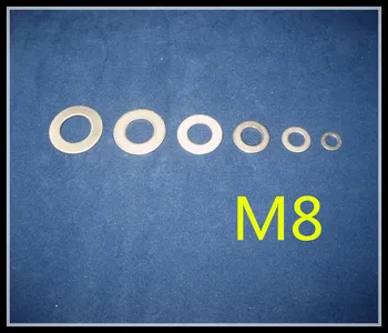

300pcs/lot M8 size 8mm Diameter Titanium Screw spacer, Titanium Ti flat pad,Titanium gasket ring
