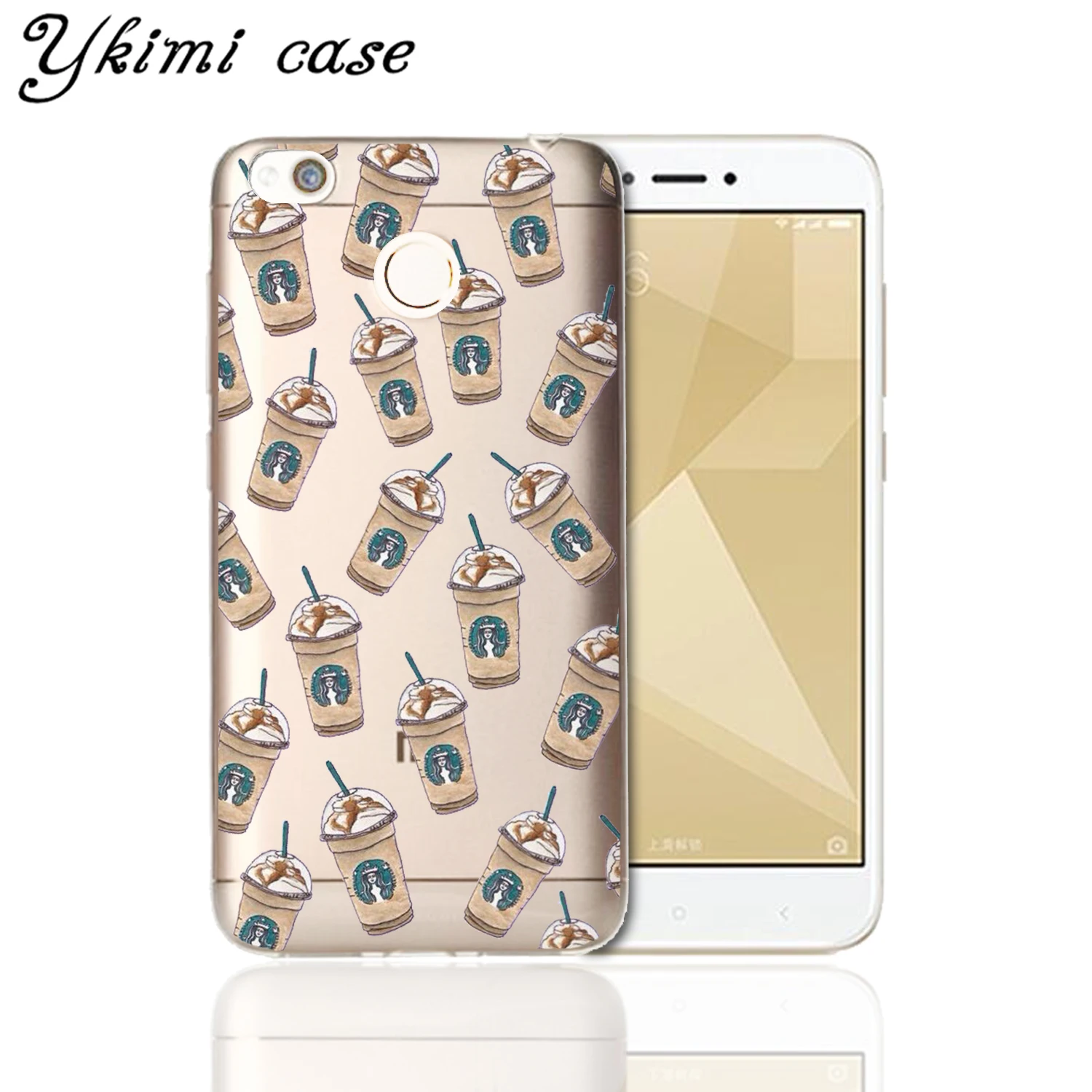 Ykimi case Fashion Fruits and Drinks Cover For Xiaomi Redmi 5 plus 5a 6 pro 6a 4x 4a note 4 4x 5 pro 5a 6 case soft Silicone TPU
