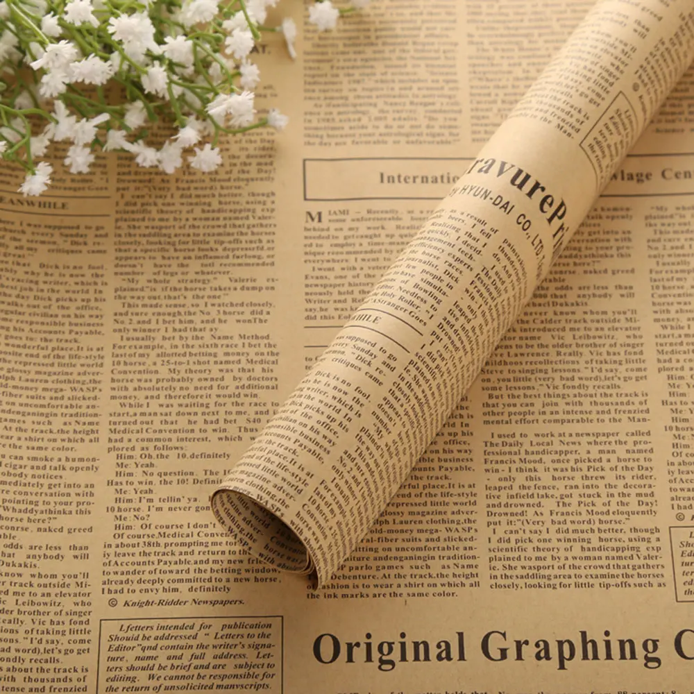 Цветок упаковочная бумага оберточная бумага подарок букет новости бумага 4 цвета прочный водонепроницаемый