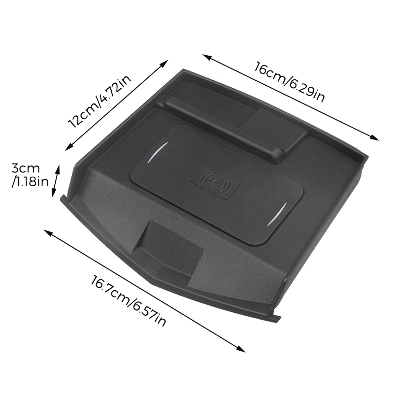 Беспроводной автомобильный модуль зарядного устройства, быстрая зарядка центральной консоли ящик для хранения для Cadillac Ats Xts Srx- автомобильные аксессуары