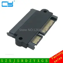 Alta Qualidade SATA 22Pin 7 + 15 pinos macho para SATA 22 p 7 + 15 P Feminino jack conversor adaptador