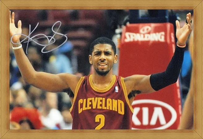 Kyrie Irving Tangan Autographed Signed Asli Foto 7 Inches Koleksi Tanda Tangan Basket Olahraga Star Gratis Pengiriman 01201803 Star Photo Star Starstar Sports Aliexpress