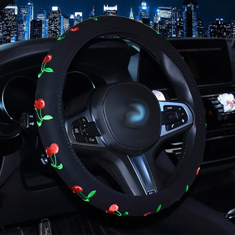

Ciliken car heated steering wheel for ford fiesta accessories universal steering covers for honda civic 2006-2011 wheel cover