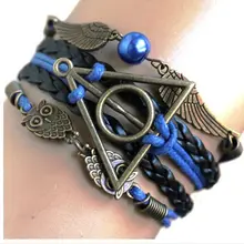 1 шт. бесконечно ручная работа браслет мечта браслет «бесконечность» ссылка браслеты крыло и груша талисманы 7490