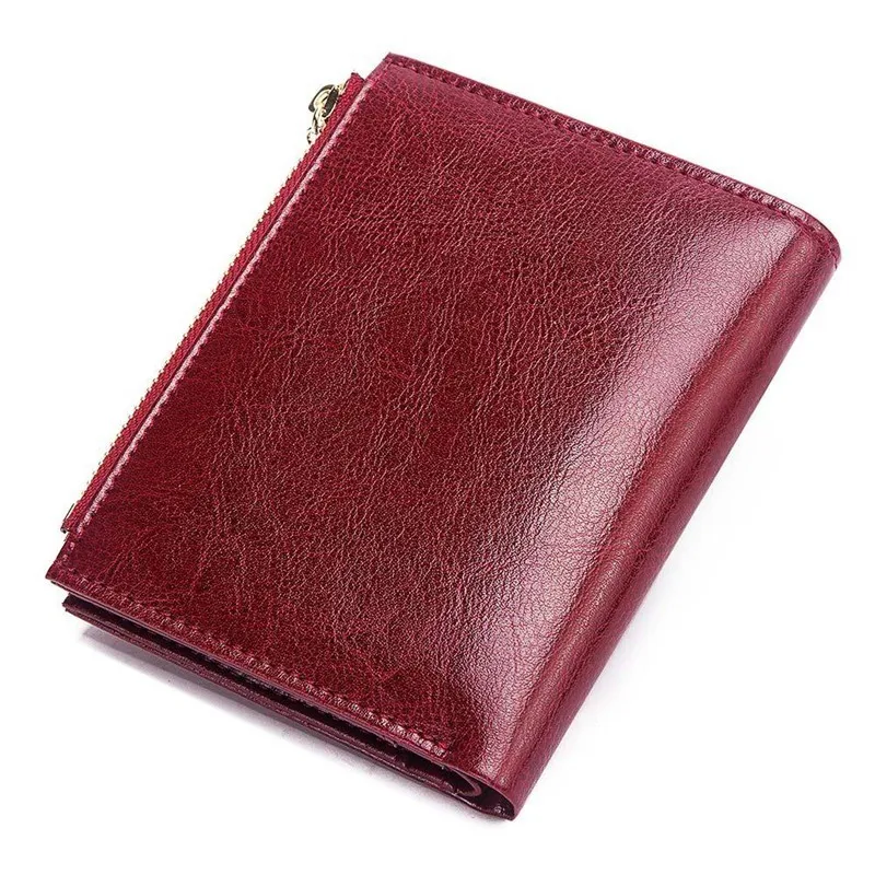 Luxury Brand Split Leather Women Wallet Female Lady Small Walet Portomonee For Girls Mini Pocket Perse Holder Coin Purse