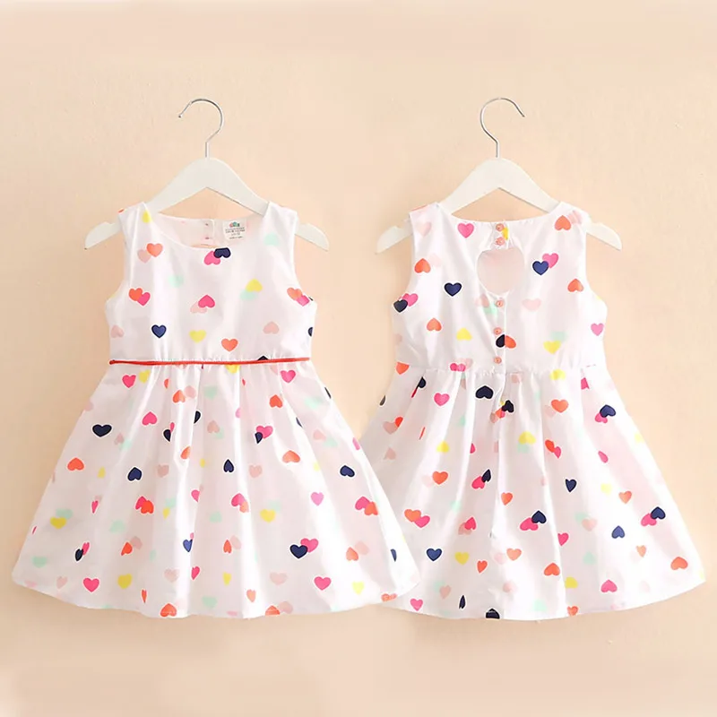 

Hot Selling Newest Baby Hollowed-out Love Dress 2019 Summer Dress New Korean Children's Dress Kids Dresses for Girls