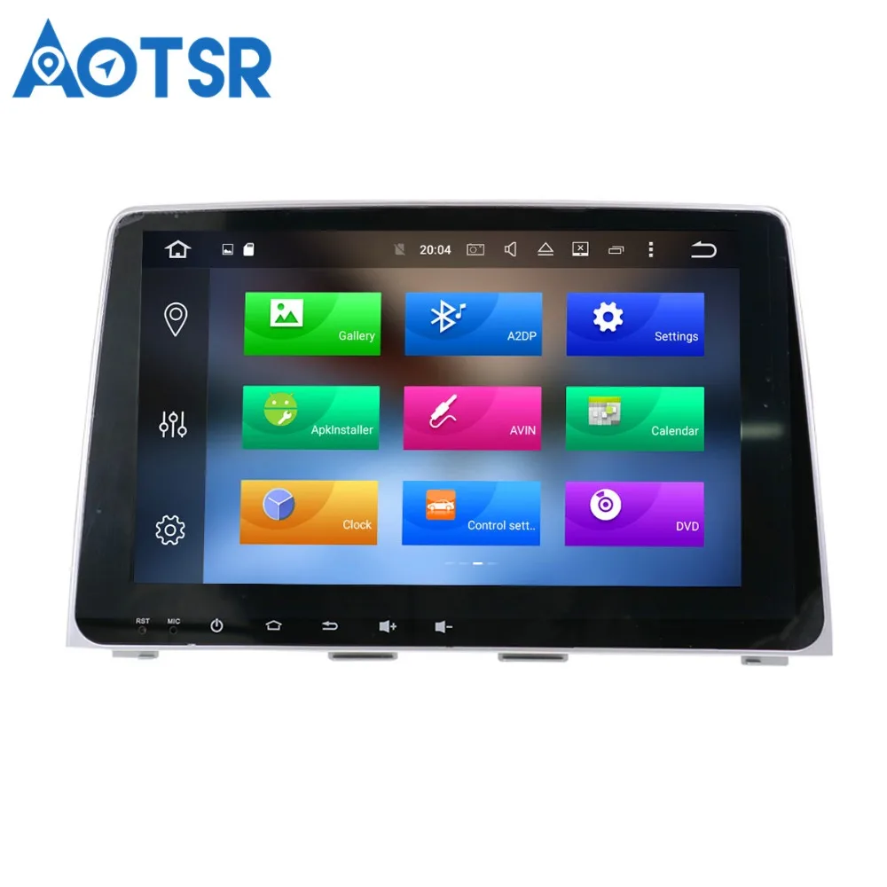 Clearance Aotsr Android 8.0 octa core 9 inch GPS navigation Car DVD Player For Hyundai Sonata 2018 2019 multimedia 1 din radio recorder 3