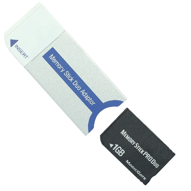 1GB Memory Stick Pro Duo карты памяти с Memory Stick Pro Duo адаптер для камера PSP