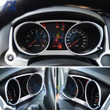 Für Mitsubishi ASX Outlander Sport RVR 2013 -2017 2018 2019 Chrome Dashboard Panel Instrument Gauge Cover Zierleiste Lünette