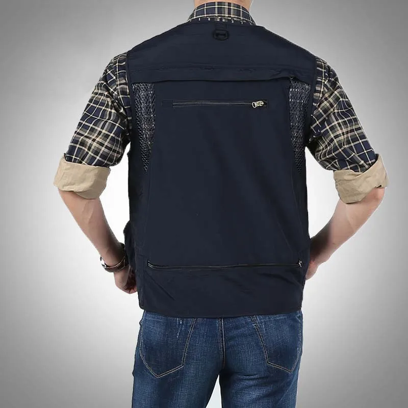 asf jeep Mutil-Pockets Vest Sleeveless Jacket Men Casual Waistcoat Photography Fishing Journalists Dedicated Mesh Vests asf jeep Mutil-Pockets Vest Sleeveless Jacket Men Casual Waistcoat Photography Fishing Journalists Dedicated Mesh Vests