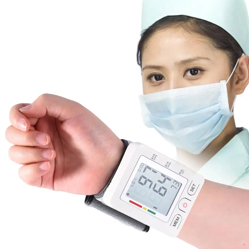 

U60EH Dual Mode Bluetooth Wrist Cuff Wrist Sphygmomanometer Blood Pressure Meter Monitoring Heart Rate Pulse Portable Tonometer