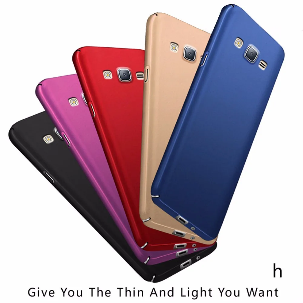 

Pure Color Frosted Case For Samsung Galaxy J3 2016 J320 J320F 5.0" Full Protective Hard Plastic Cases Cover For Samsung J3 2016