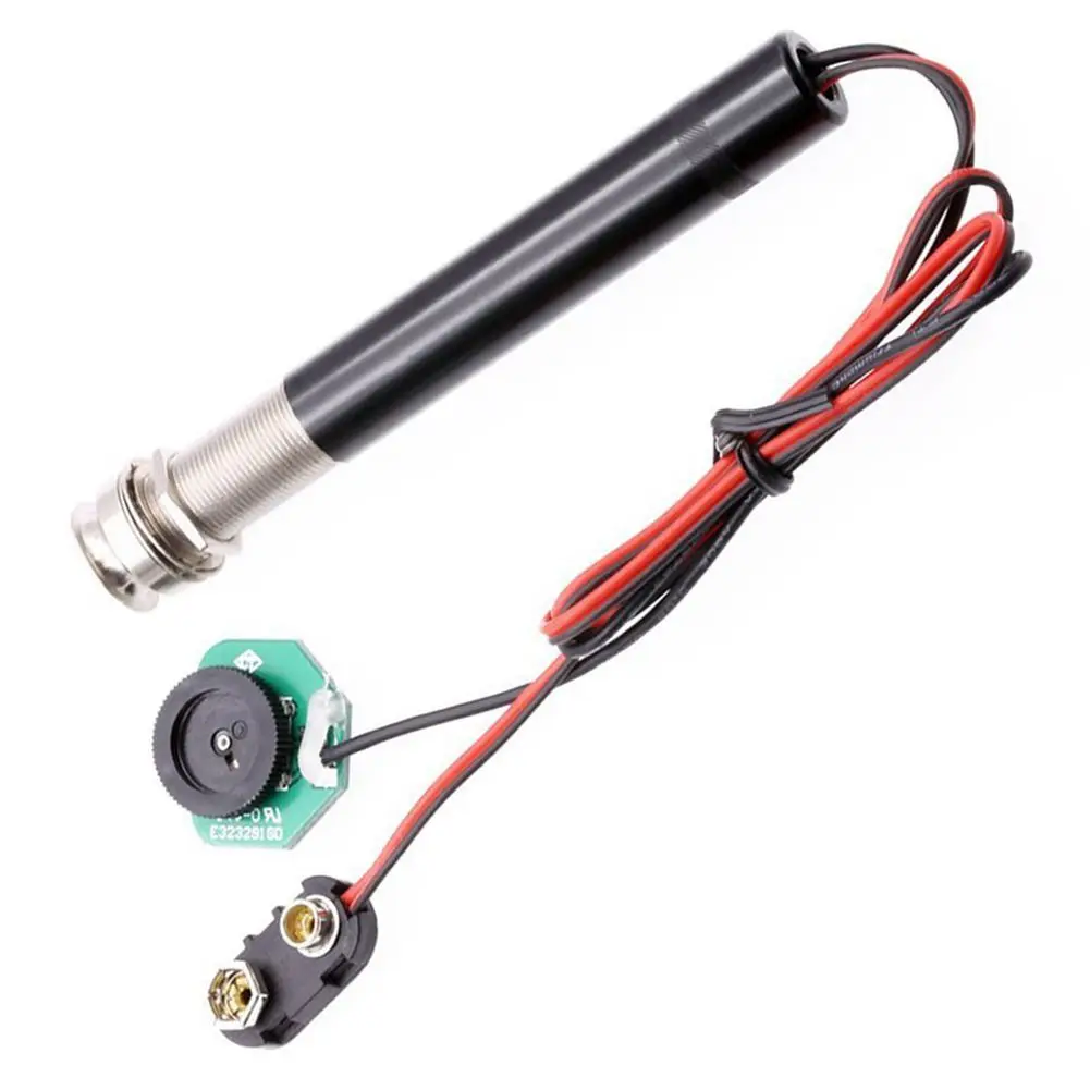 HOT 1 pcs Active Volume Endpin Jack Preamp Piezo Pickup Kit for