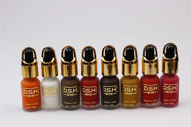 5pcs Colors Dsh Import Cosmetic Tattoo Ink Set Permanent Makeup