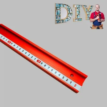 

400/600/800MM Universal Aluminium 45mm track Chute Pusher Electric Circular Saw Flip Table Woodworking DIY accessories