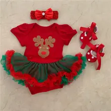 Christmas Baby Costume Baby Girls Rompers Newborn Clothes Christmas Reindeer Printed Jumpsuits Dress Bebes New Year Red Romper цена Christmas Baby Costume Baby Girls Rompers Newborn Clothes Christmas Reindeer Printed Jumpsuits Dress Bebes New Year Red Romper цены онлайн