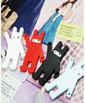 

New Hot Sale Rubber Rabbit Earphone Cable Wire Organizer Cord Holder Cable Winder For iphone samsung MP3 Headphone Wire Storage