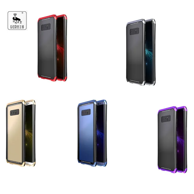$US $11.10 Luxury Metal Aluminum 360 Full Protection Phone Case Shell Tempered Glass Back for Samsung Galaxy N