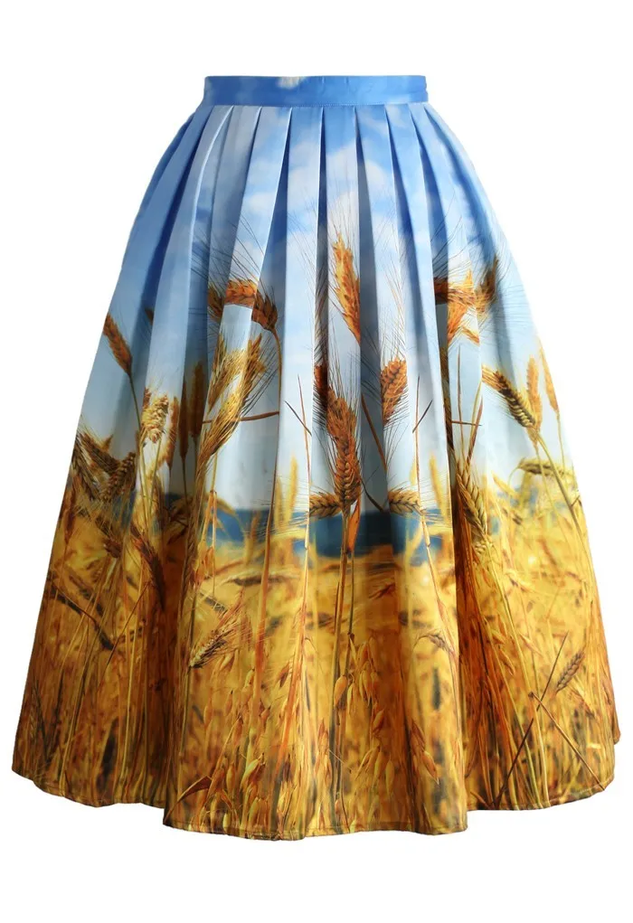golden_wheat_field_pleated_midi_skirt_1